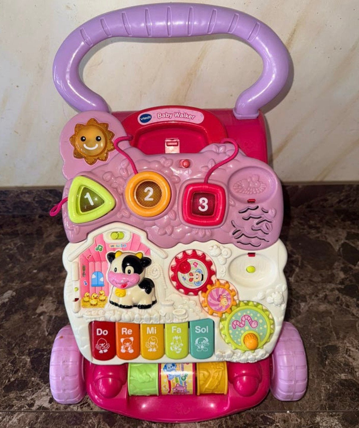 Vtech babywalker/loopwagen, Ophalen, Zo goed als nieuw, 6 maanden tot 2 jaar