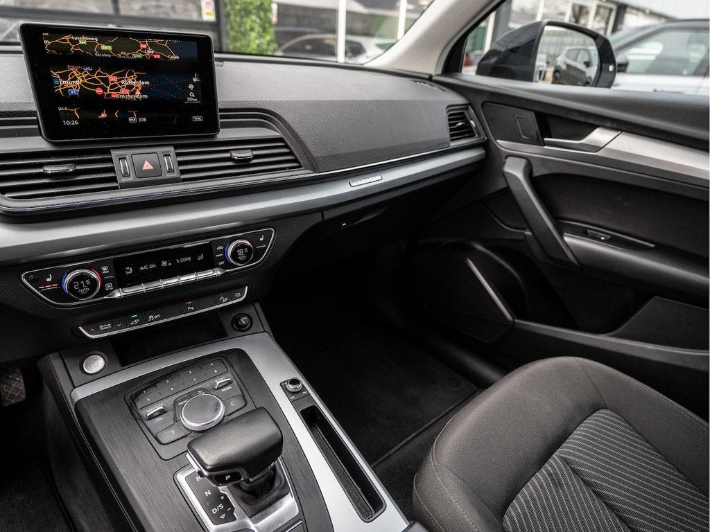 Audi Q5 50 TFSI e quattro Pro Line | Trekhaak | Memory | Cam, Auto's, Automaat, Zwart, 4 cilinders, Blauw
