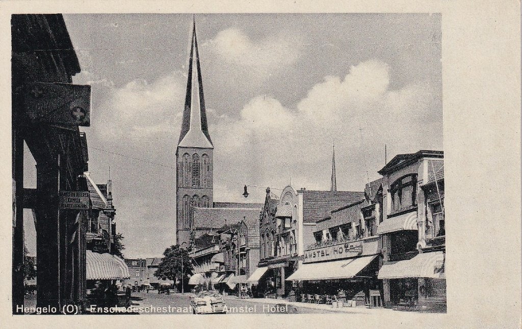 Hengelo, Hotel,., Verzamelen, Verzenden, 1940 tot 1960, Ongelopen, Overijssel