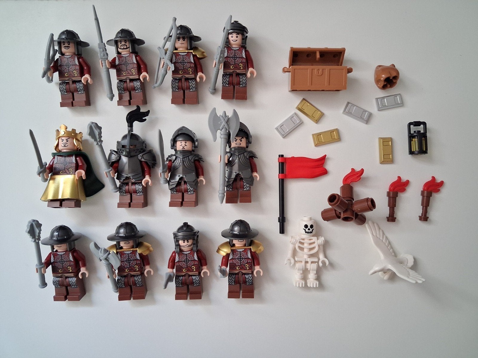 12 Rohan Ridders met accessoires, Ophalen of Verzenden