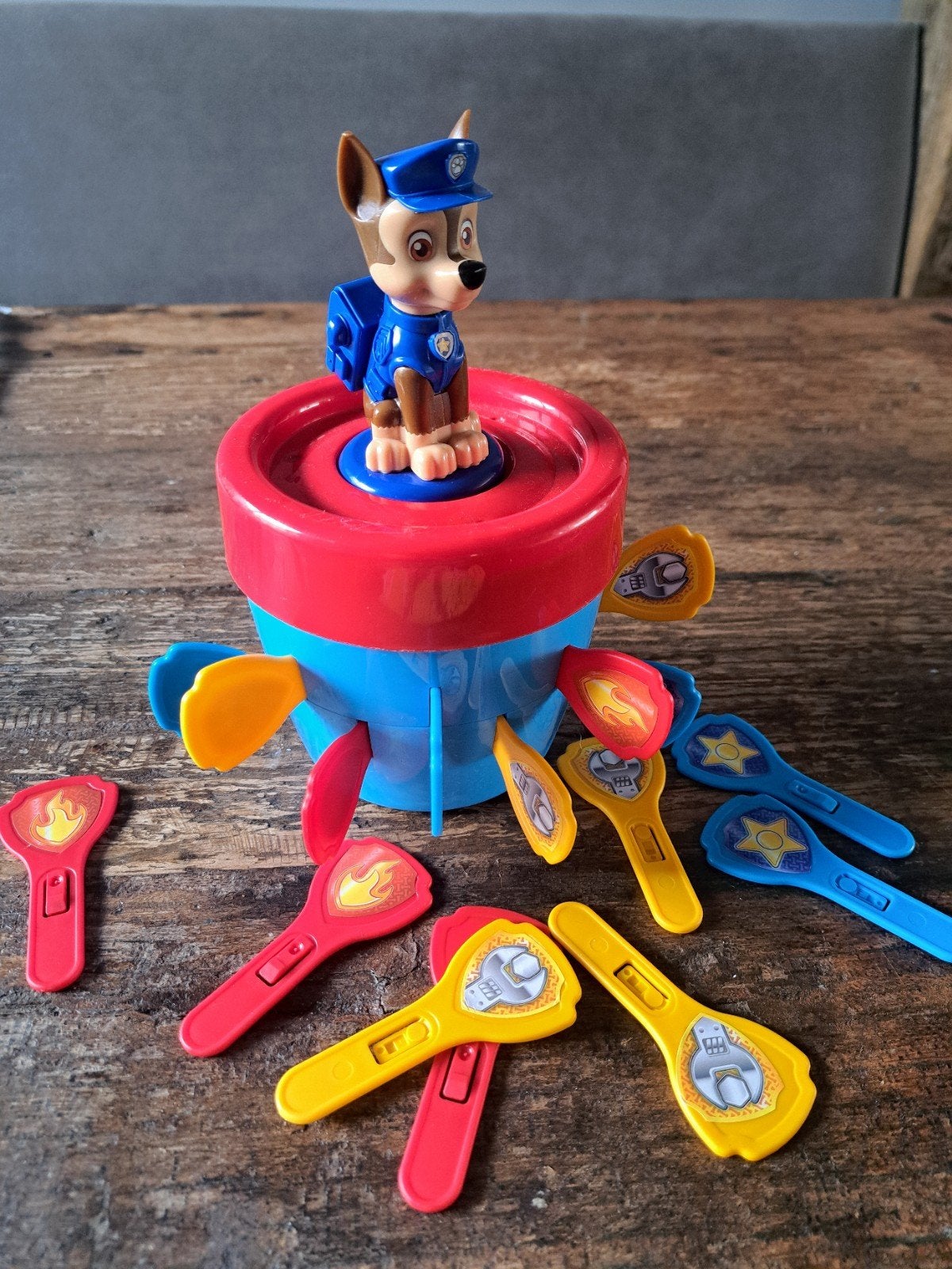 paw patrol pop up chase spel, Ophalen of Verzenden, 10 tot 50 stukjes, Zo goed als nieuw, 2 tot 4 jaar