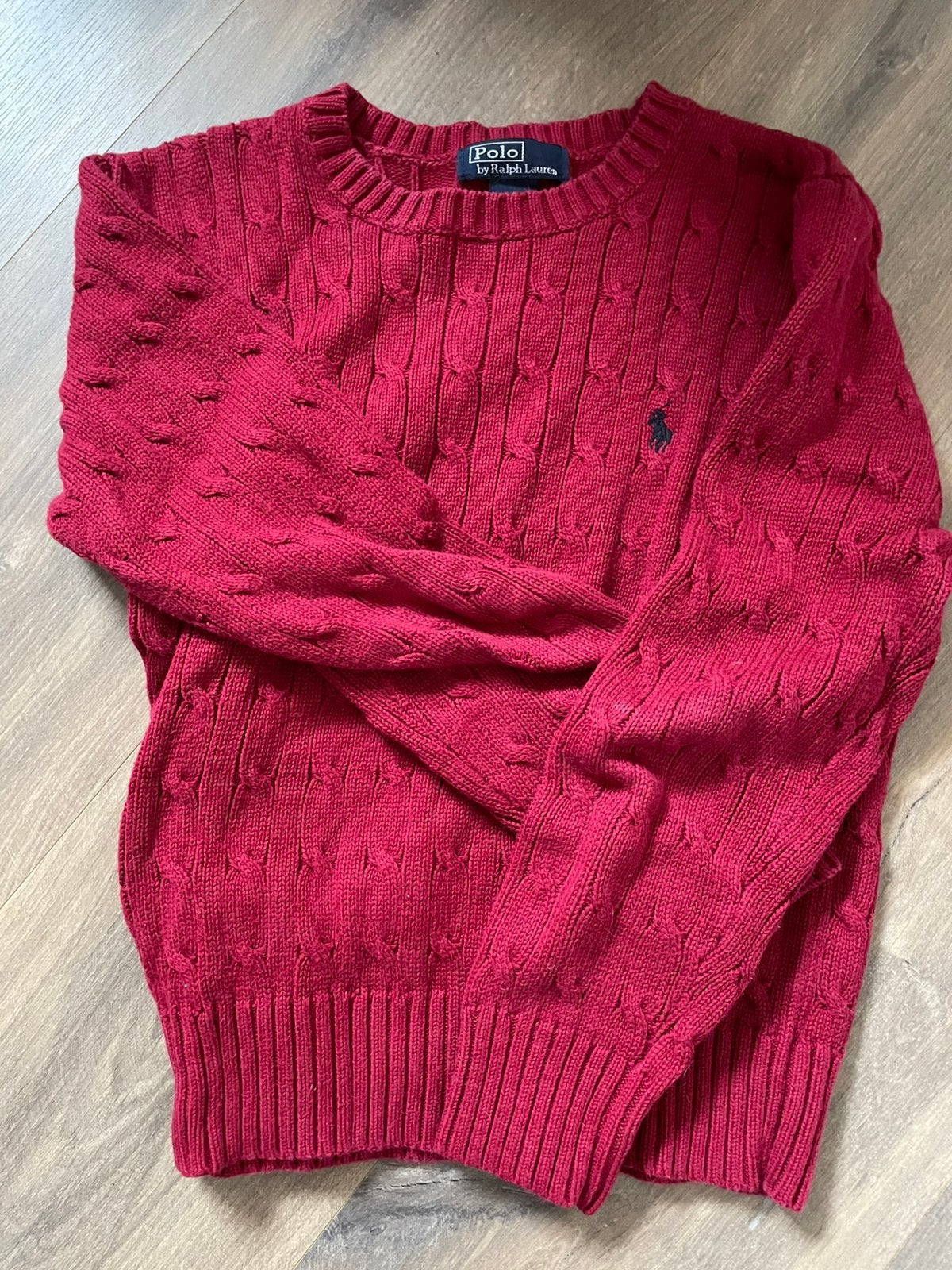 Polo trui Ralph Lauren, Kleding | Heren, Truien en Vesten, Ophalen of Verzenden, Gedragen, Maat 46 (S) of kleiner, Rood