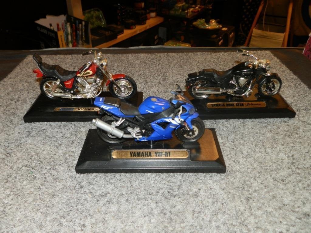 Model motoren Yamaha 1:12 xv1000,YZF-R1, Ophalen of Verzenden, Gebruikt