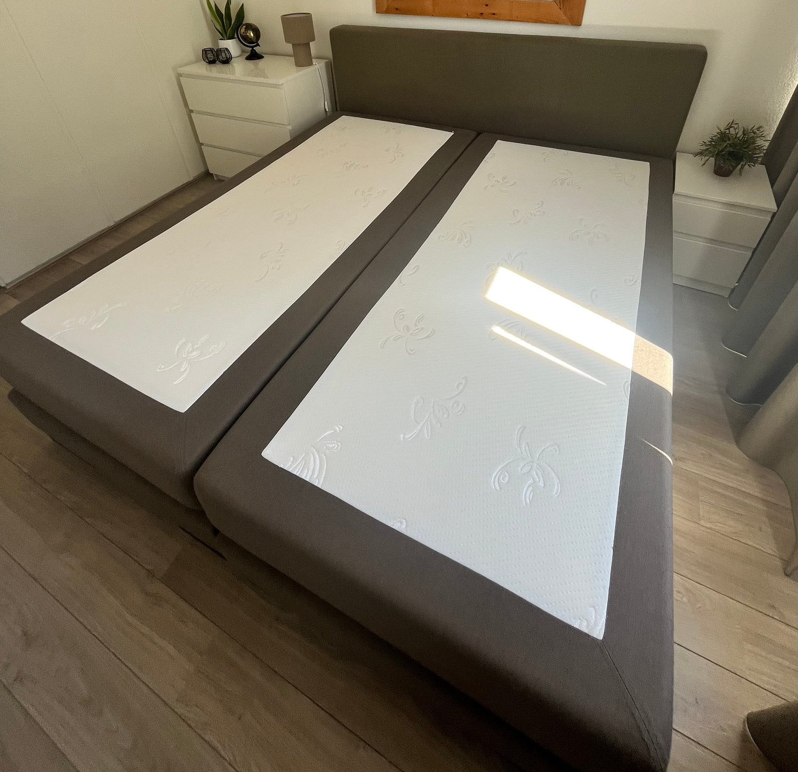 Boxspring Swiss Sense 180x200, Ophalen, Zo goed als nieuw, Tweepersoons, 180 cm