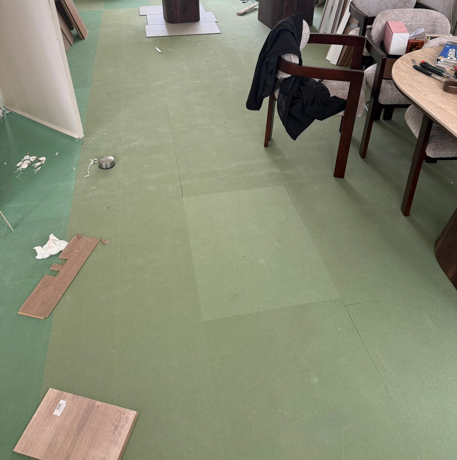 Ondervloer groene platen 5 mm 40 m2, Ophalen of Verzenden