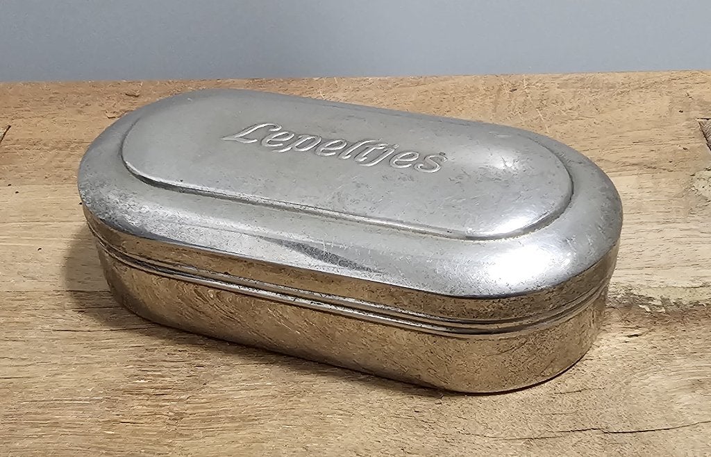 VINTAGE LEPELTJES BAKJE, Antiek en Kunst, Ophalen of Verzenden