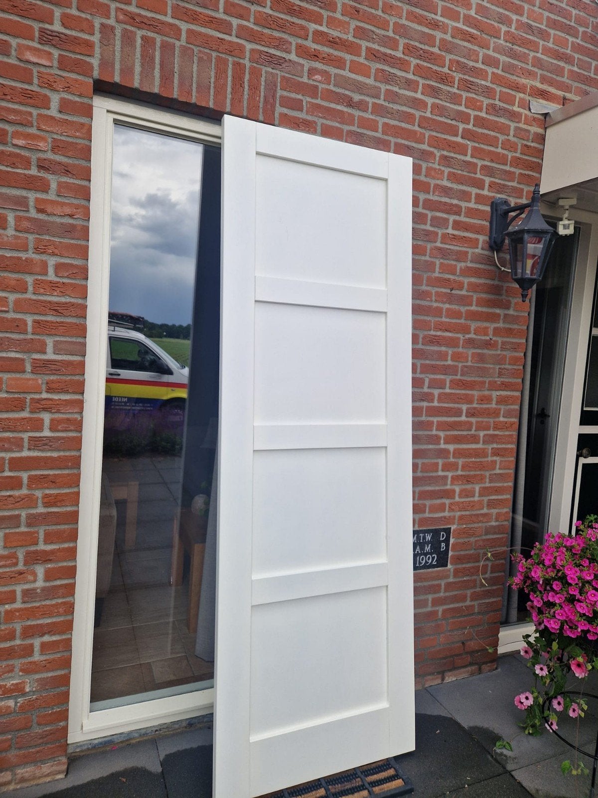 Nieuwe  4 vaks Binnendeur, Ophalen, Nieuw, Binnendeur, 200 tot 215 cm