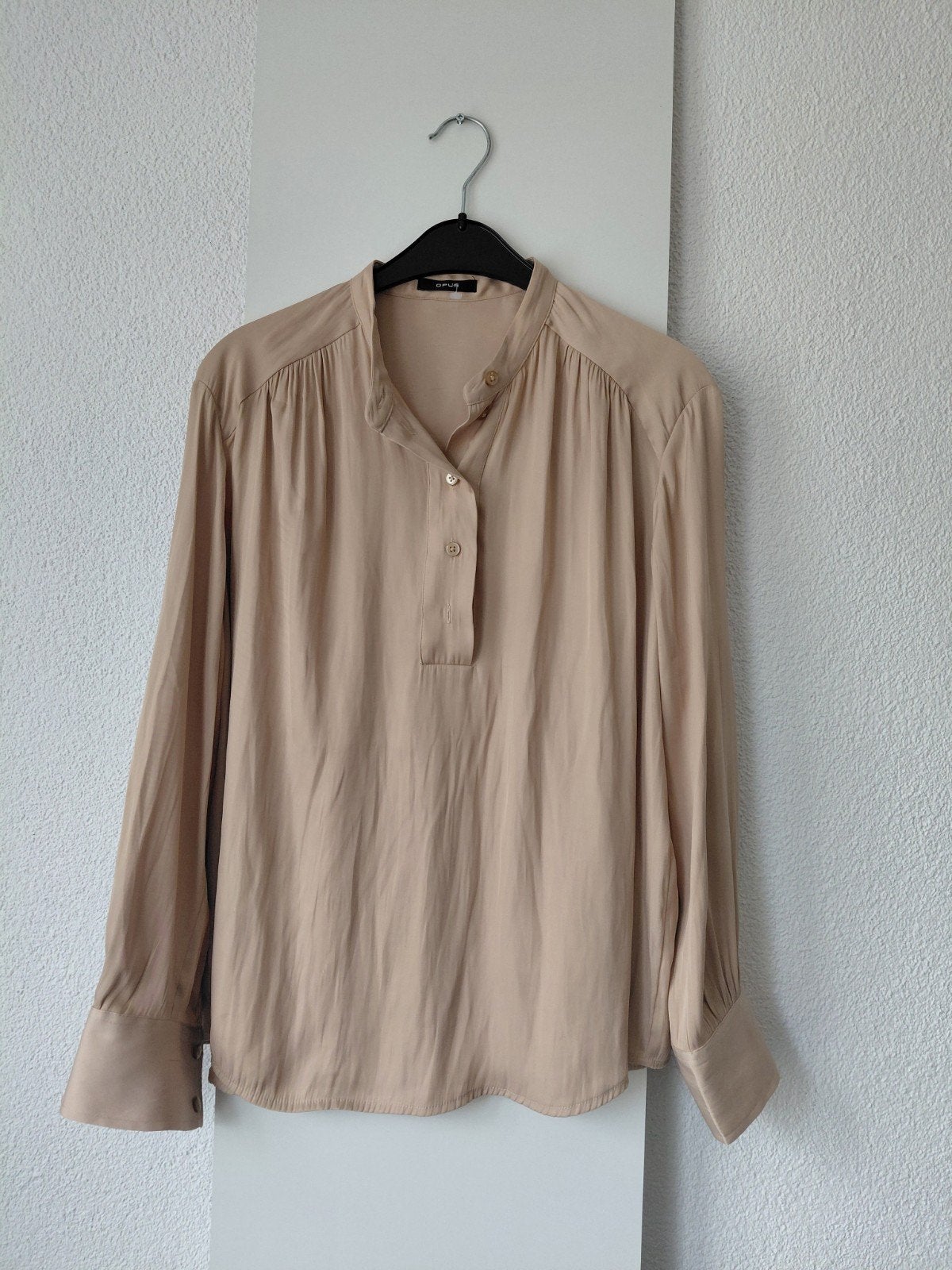 OPUS beige blouse 36, Beige, Ophalen of Verzenden, Zo goed als nieuw, Maat 36 (S)