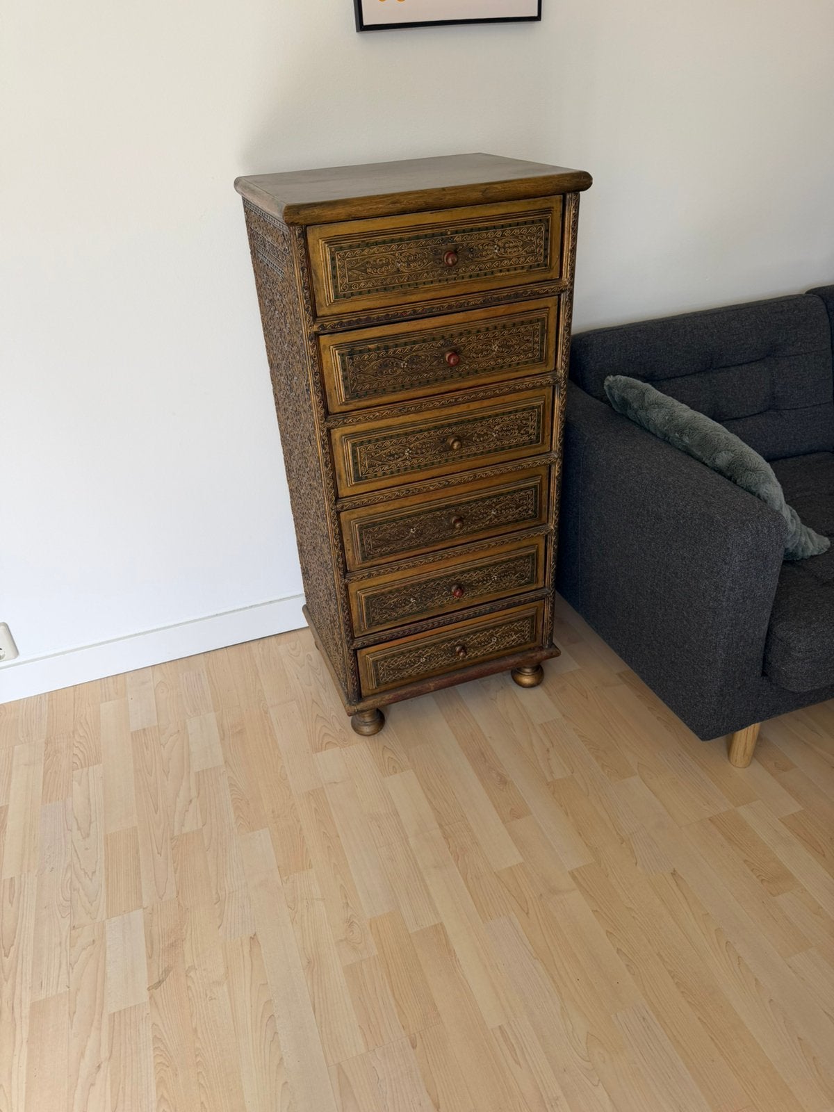 Vintage Oosters/india/filligrain ladekastje, Zo goed als nieuw, Minder dan 100 cm, 25 tot 50 cm, 50 tot 100 cm