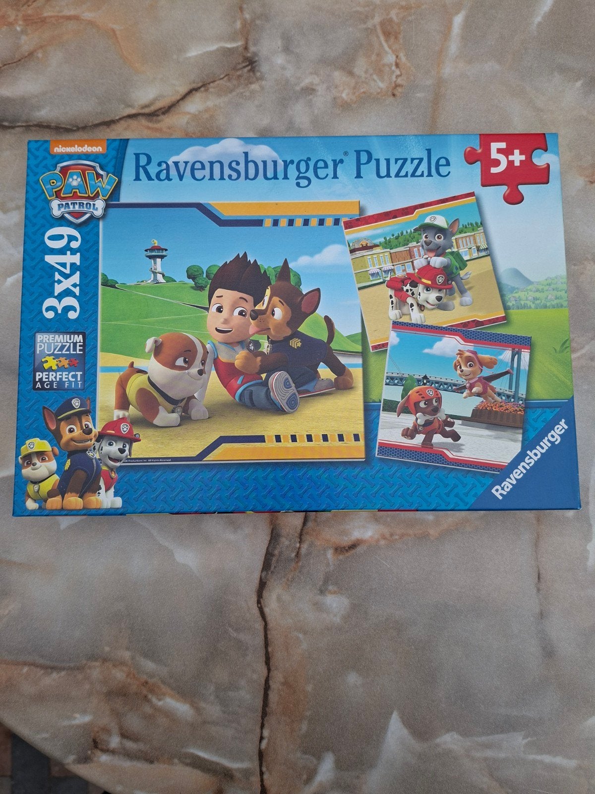 Ravensburger Paw Patrol Puzzel 3x49 stukjes, Ophalen, Minder dan 500 stukjes, Zo goed als nieuw, Legpuzzel
