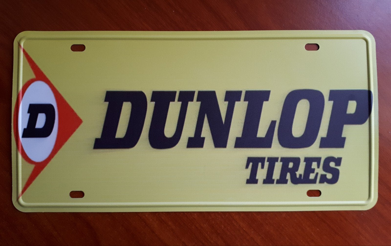 Dunlop Tires 15x30 cm Metalen Reclamebord, Verzenden, Nieuw, Reclamebord