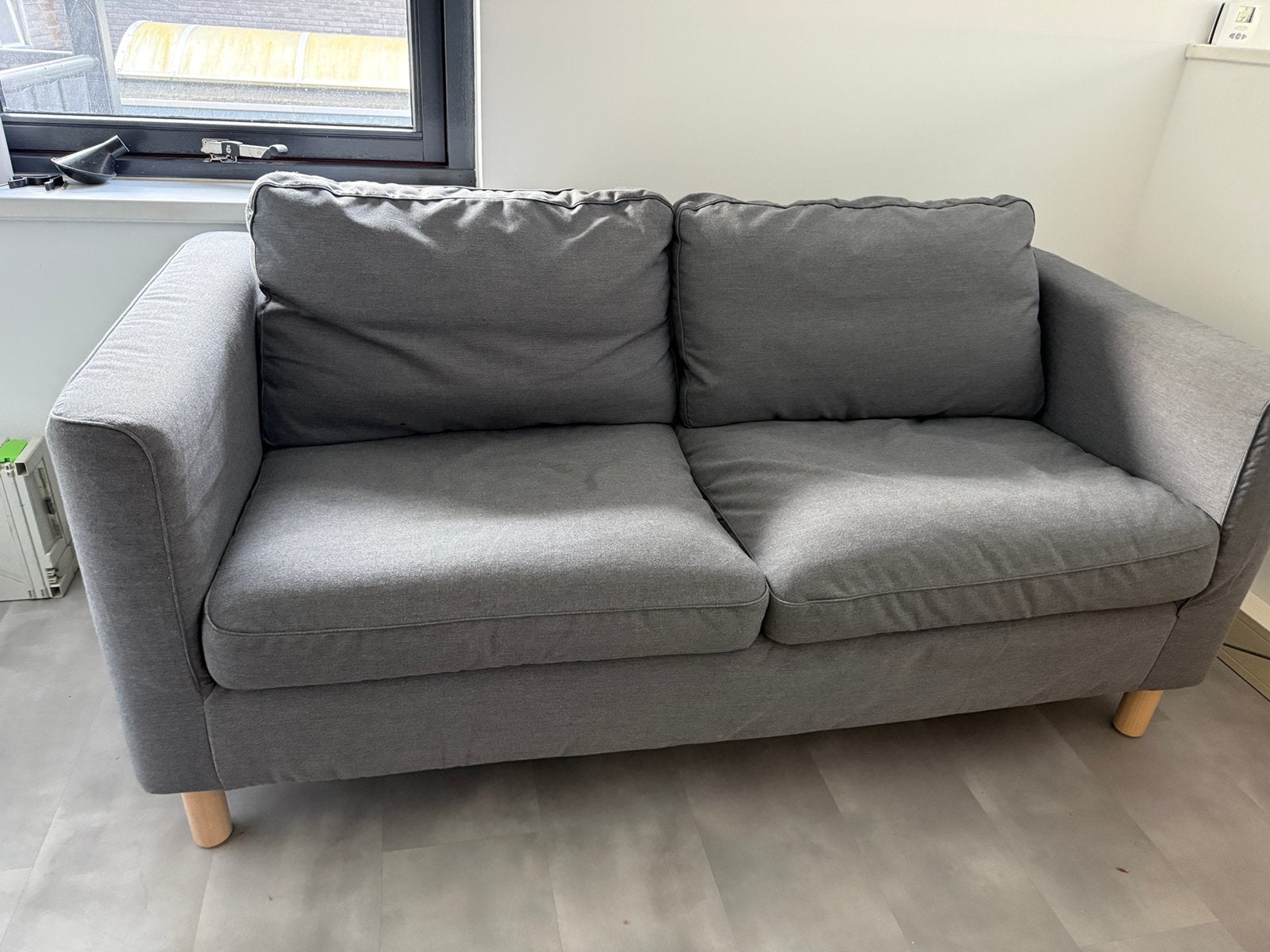 Net tweepersoons ikea bankje Parup, Ophalen, 150 tot 200 cm, Tweepersoons, 75 tot 100 cm
