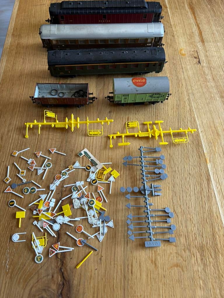 Diverse wagons H0 Fleischmann Jouef Hornby acHO, Gebruikt, Gelijkstroom, Fleischmann, Wagon