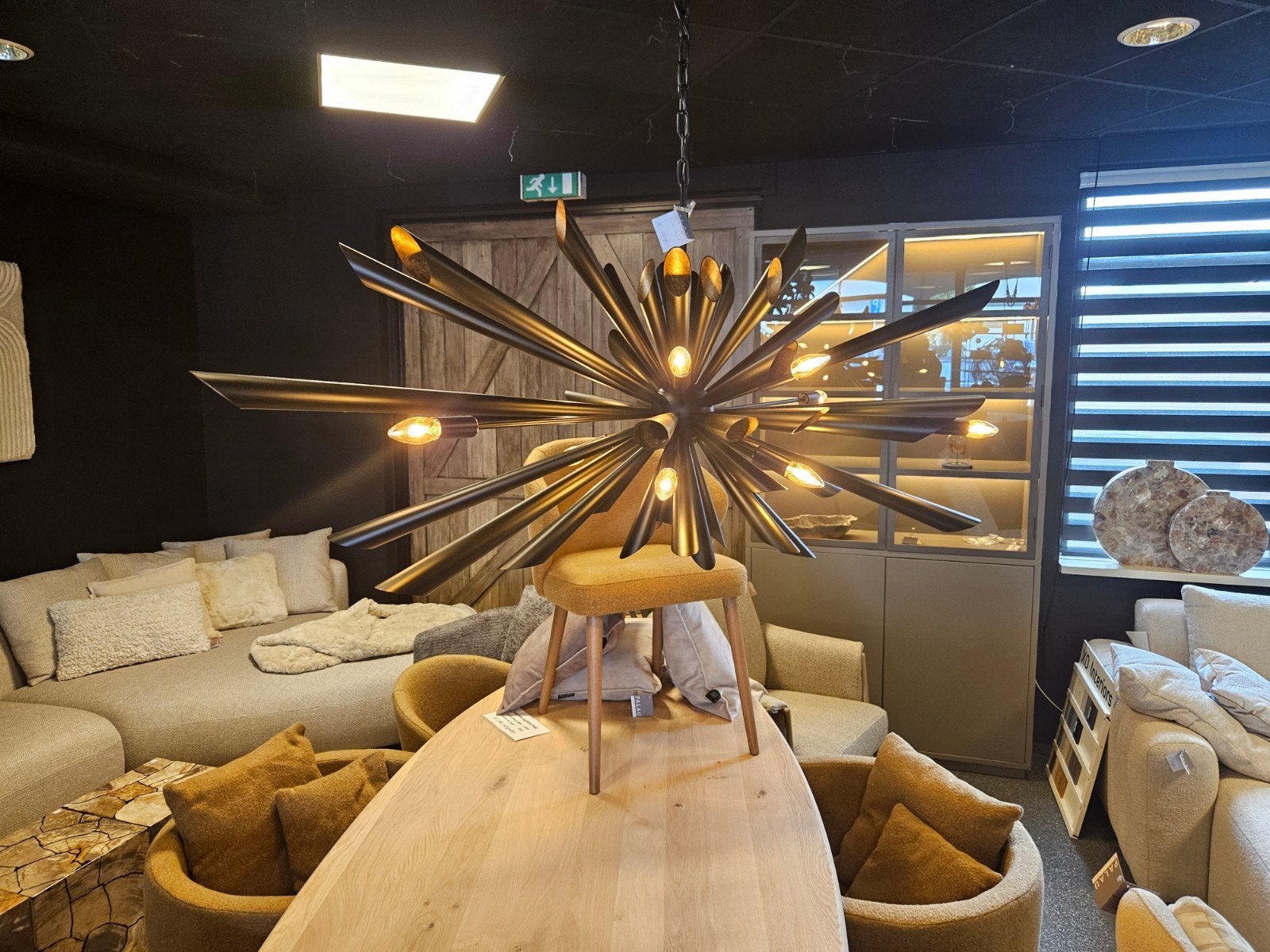 Hanglamp leclercq en bouwman, zwart /goud, Verzenden