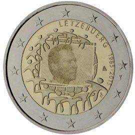 2 euro Luxemburg 2015 - 30 jaar Europese vlag (UNC), Postzegels en Munten, Munten | Europa | Euromunten, Ophalen of Verzenden