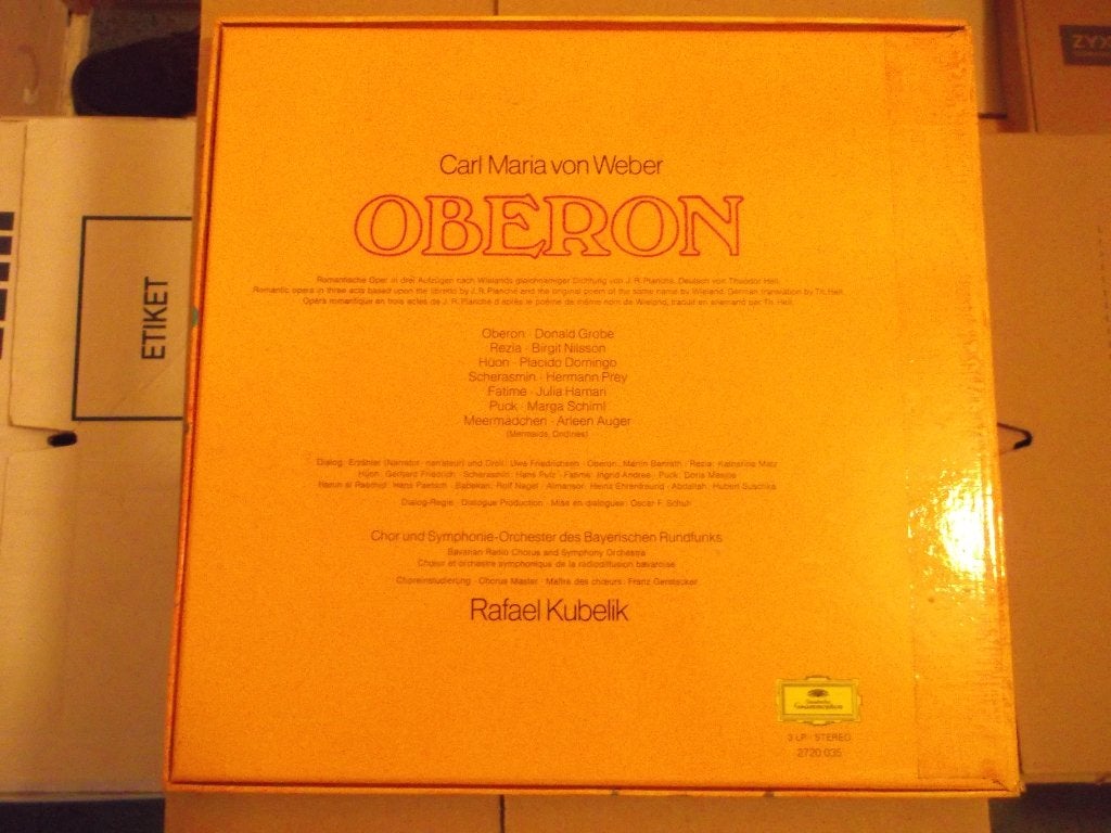 Foto 3 van Von Weber~Oberon~Chor/Orch.Bay.Rundfunks~Kubelik~3LP