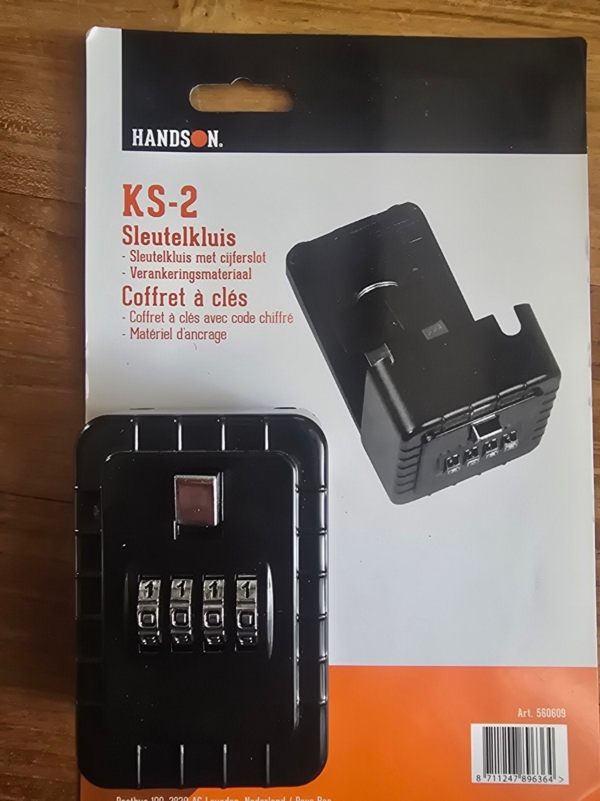 Hands On KS-2 Sleutelkluis met cijferslot sleutelkastje, Ophalen of Verzenden, Nieuw, Overige typen