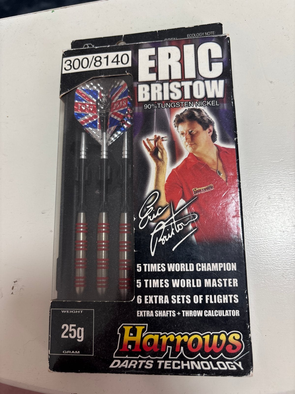 Unieke set Eric Bristow Darts - Harrows 25g, Ophalen of Verzenden, Nieuw, Pijlen