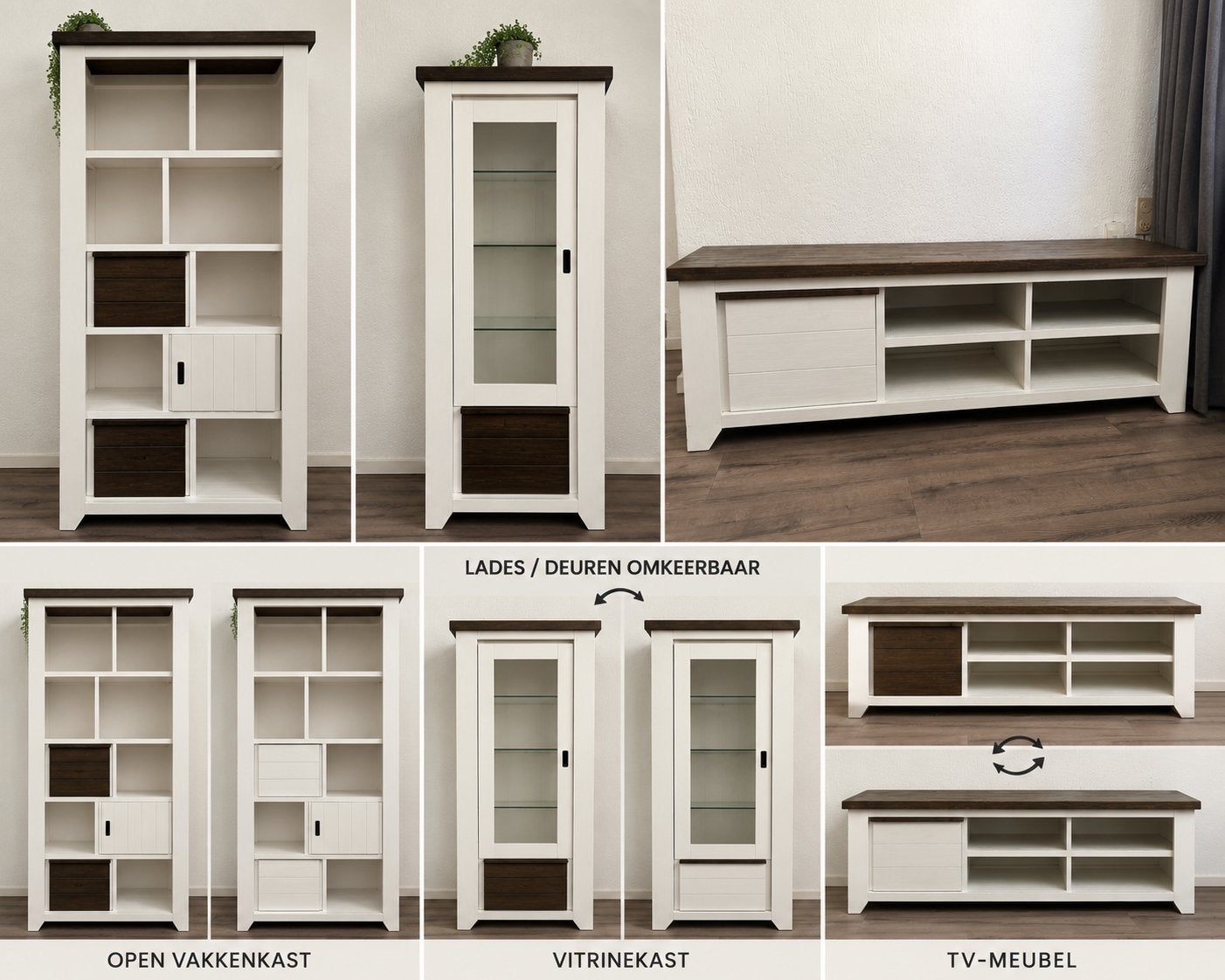 Complete meubelset / inboedel : salontafel, tv kast, kasten, Ophalen