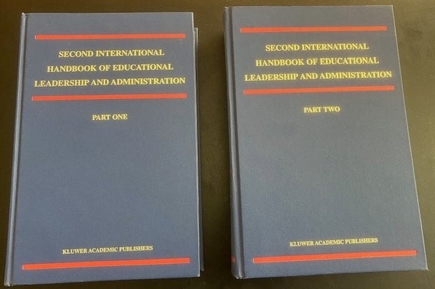 2nd Intern. Handbook Educational Leadership, Ophalen of Verzenden, Gelezen, Leithwood  & Hallinger (eds.)