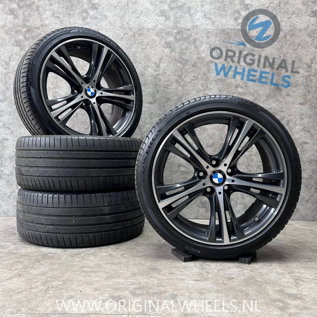 19 inch originele velgen + zomerbanden BMW 3 4 serie, Auto-onderdelen, Banden en Velgen, 19 inch, Gebruikt, Banden en Velgen, Ophalen of Verzenden