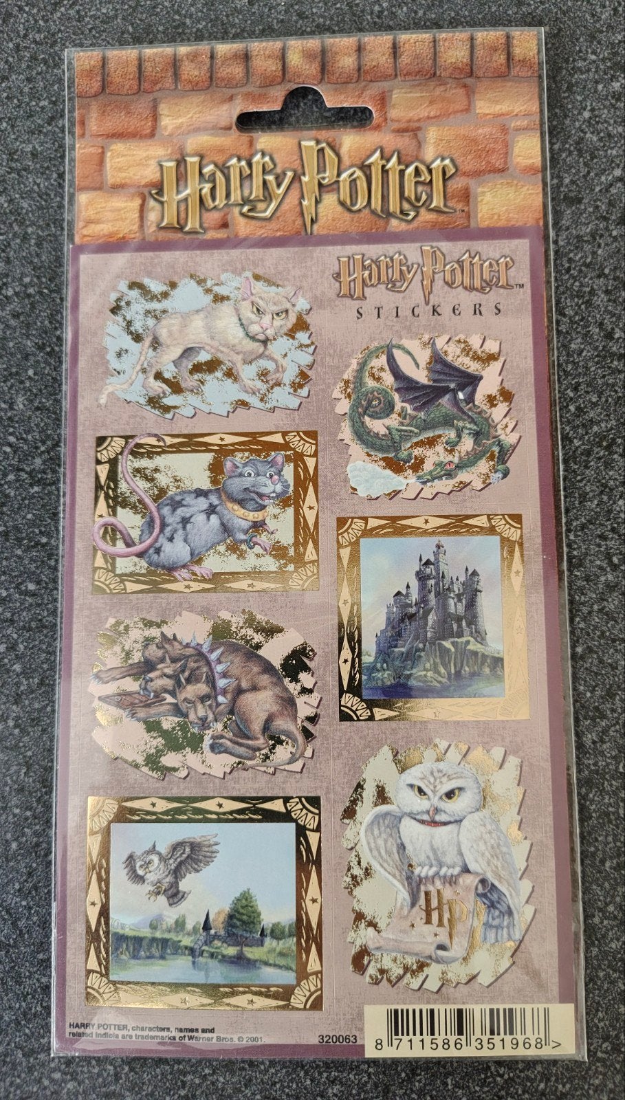 Harry Potter stickers uit 2001, Verzamelen, Harry Potter, Ophalen of Verzenden, Nieuw, Overige typen
