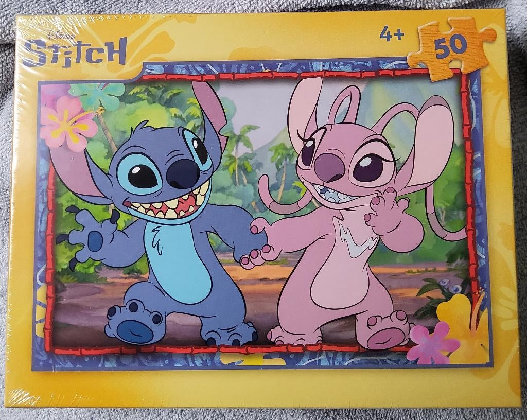NIEUW,  Disney puzzel,  Stitch, 50 stukjes, Ophalen of Verzenden, Minder dan 500 stukjes, Nieuw, Legpuzzel