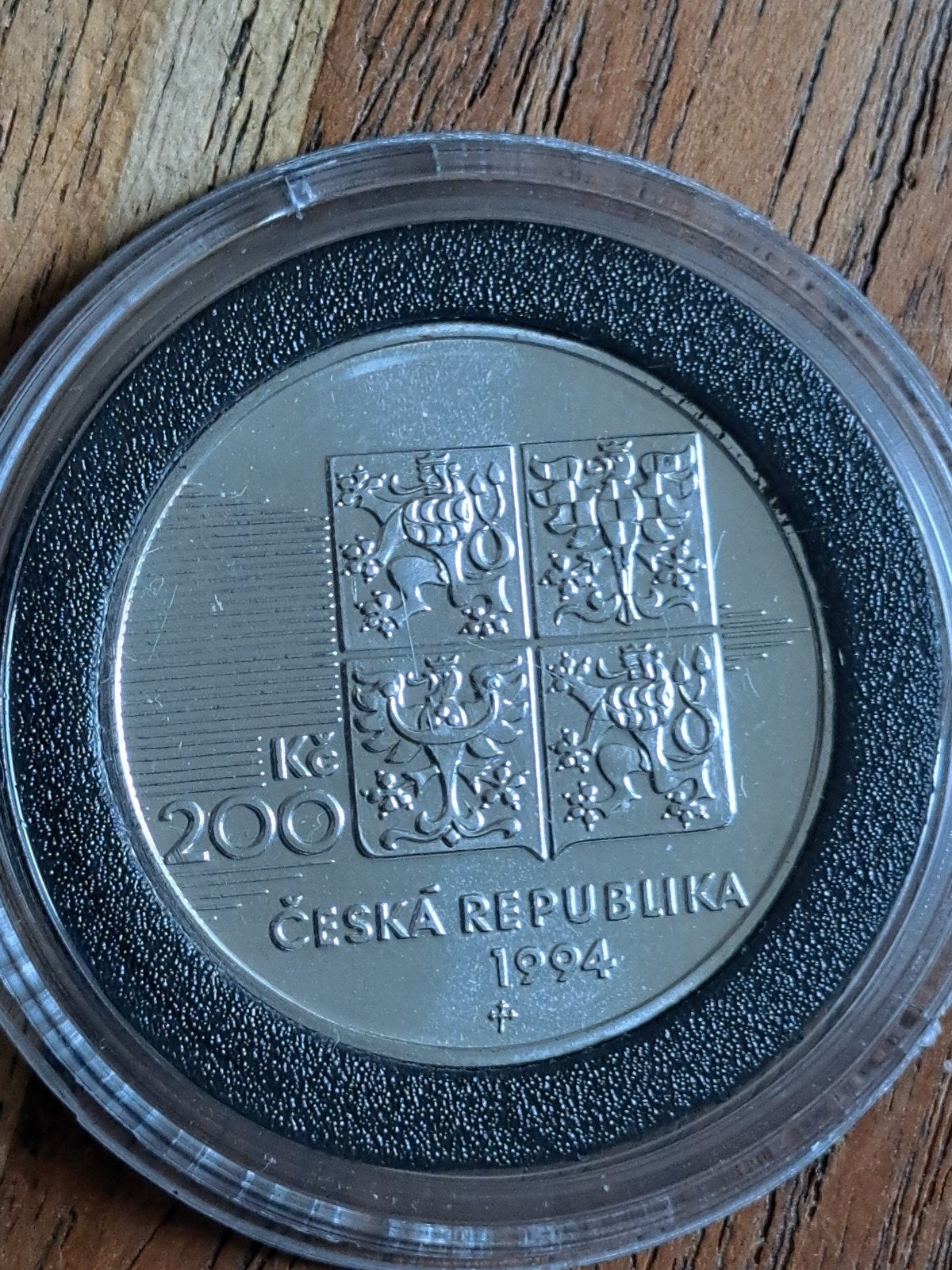 Tsjechië 200 korun 1994 D-day, Ophalen of Verzenden, Overige landen, Losse munt, Zilver