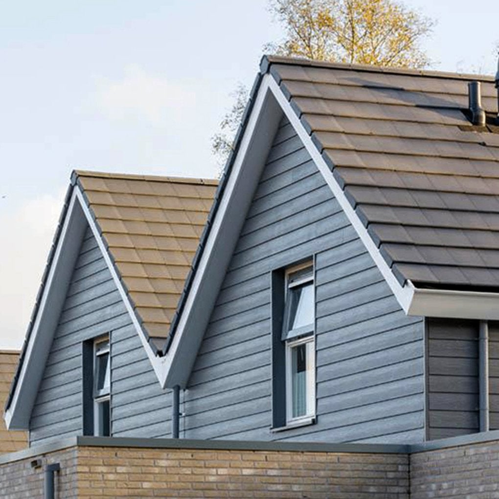 Cedral gevelpanelen tingrijs (potdeksel) houtprofiel 16 m2, Ophalen, Nieuw, Overige materialen, 100 mm of meer