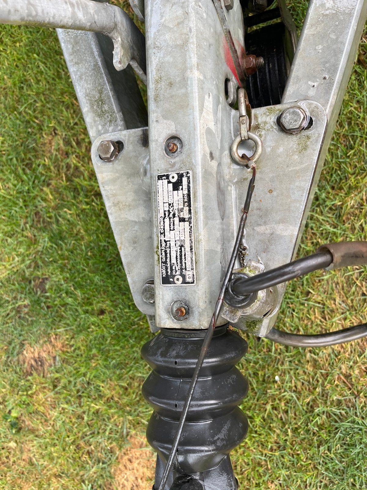 Robuuste geremde open  tandemasser kenteken, Auto diversen, Aanhangers en Bagagewagens, Ophalen, Gebruikt