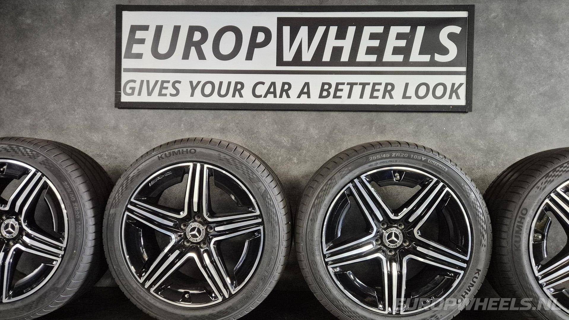 20 inch Mercedes GLC X254 C254 AMG velgen zomerbanden, Auto-onderdelen, Banden en Velgen, Gebruikt, 255 mm, -, -