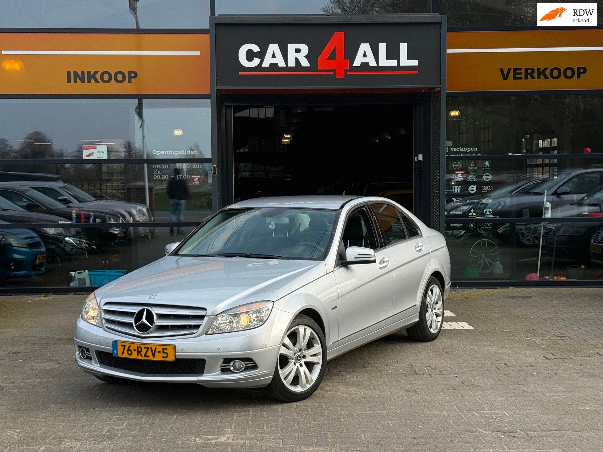 Mercedes-Benz C-klasse 180 CGI Business Class Avantgarde PDC, Auto's, Automaat, Achterwielaandrijving, Zwart, 14 km/l