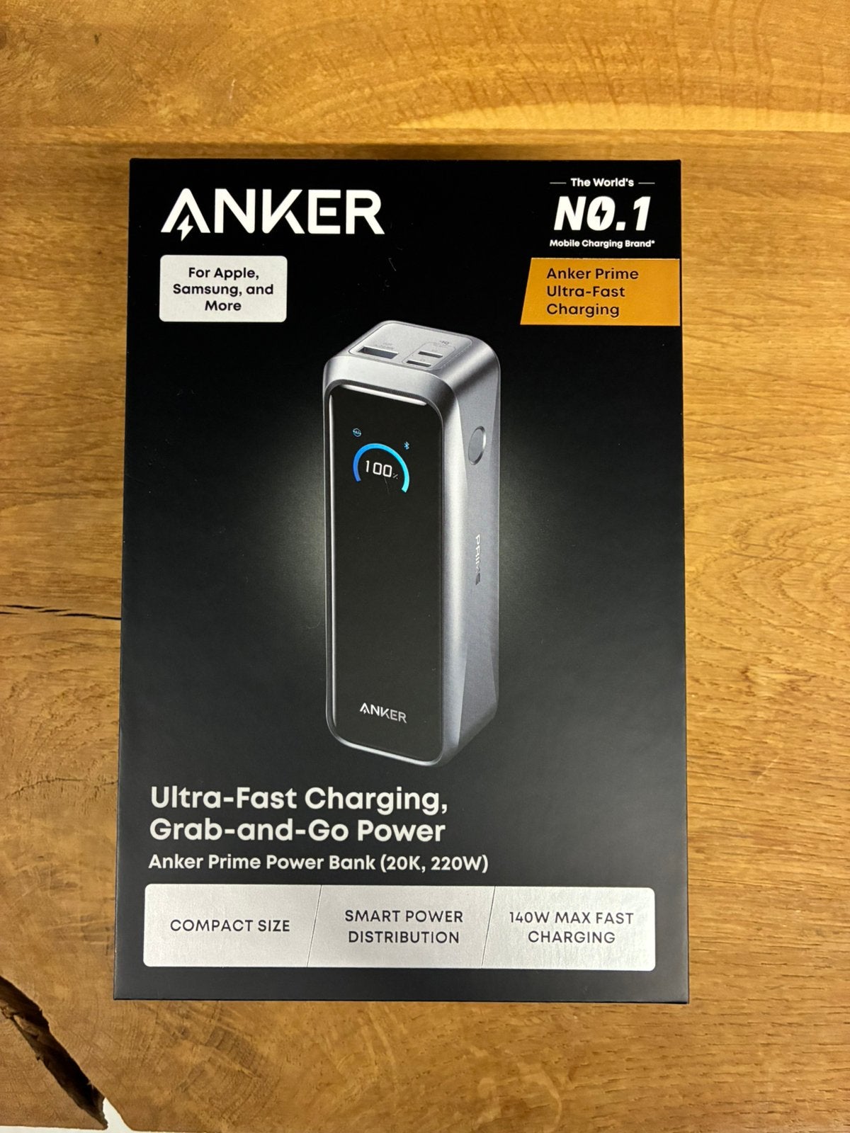 Anker Prime Power Bank (20K, 220W) - Nieuw in doos, Telecommunicatie, Powerbanks, Ophalen of Verzenden, Nieuw