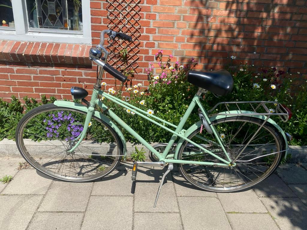 Unieke Mixte Stadsfiets - Mintgroen - Rijklaar!, Fietsen en Brommers, Ophalen, Gebruikt, Overige merken, Versnellingen