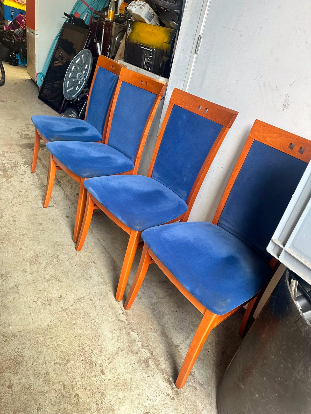Eetkamer Stoelen 4 stuk voor €30, Ophalen of Verzenden, Zo goed als nieuw
