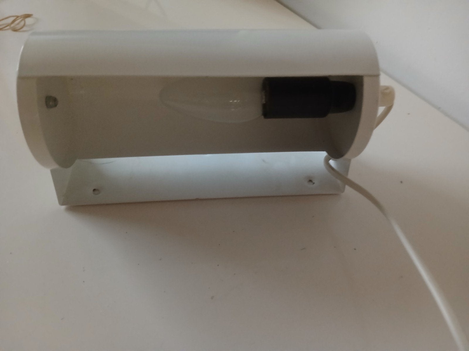 Vintage IKEA LOD wand- en bedlamp, Ophalen of Verzenden, Zo goed als nieuw, IKEA, Wit