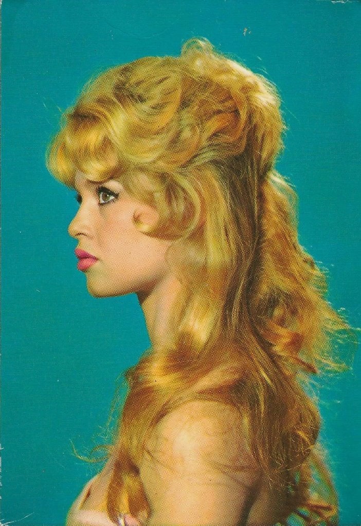 Filmsterren ansichtkaart Brigitte Bardot, Verzamelen, Verzenden, 1940 tot 1960, Ongelopen, Sterren en Beroemdheden