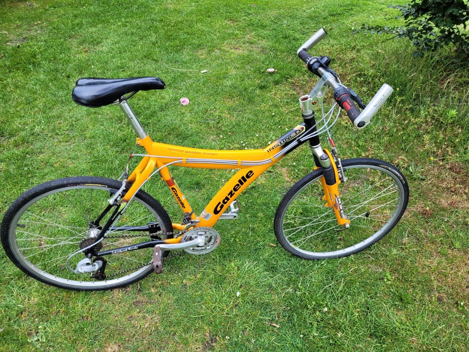 Gazelle Instinct Mountainbike - Geel/Zwart, Fietsen en Brommers, Gebruikt, Hardtail, 49 tot 53 cm, Ophalen of Verzenden