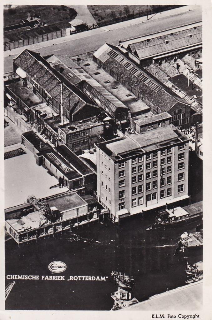 726L Rotterdam Rotterdam Keileweg 8, Chefaro, luchtfoto KLM, Ophalen of Verzenden, 1940 tot 1960, Ongelopen, Zuid-Holland