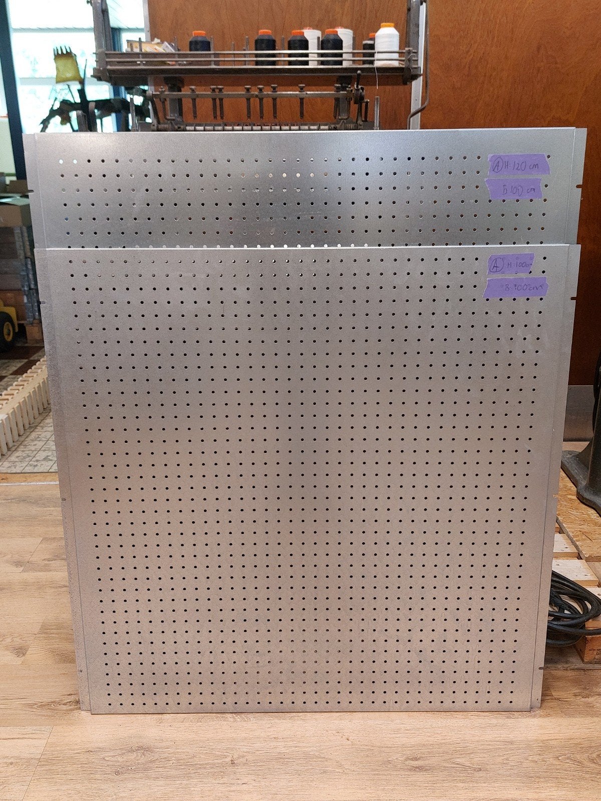 Perfo Achterwanden voor stellingkasten (220cm hoog), Ophalen