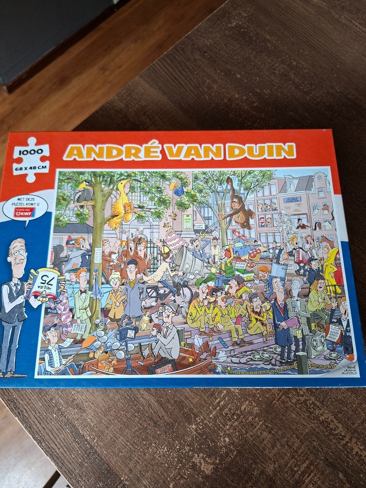 André van Duin legpuzzel 1000 stukjes, Ophalen of Verzenden, 500 t/m 1500 stukjes, Zo goed als nieuw, Legpuzzel