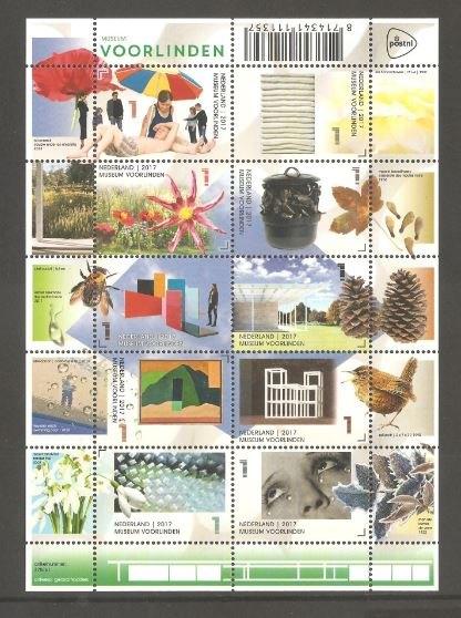 2017 Vel Museum Voorlinden, Postzegels en Munten, Postzegels | Nederland, Ophalen of Verzenden, Postfris