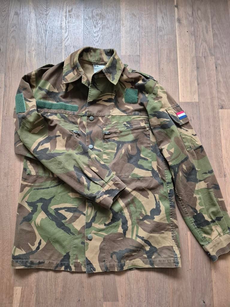 KL Seyntex Camouflage Jas - Maat 6080/8590, Maat 52/54 (L), Seyntex, Ophalen of Verzenden, Gedragen
