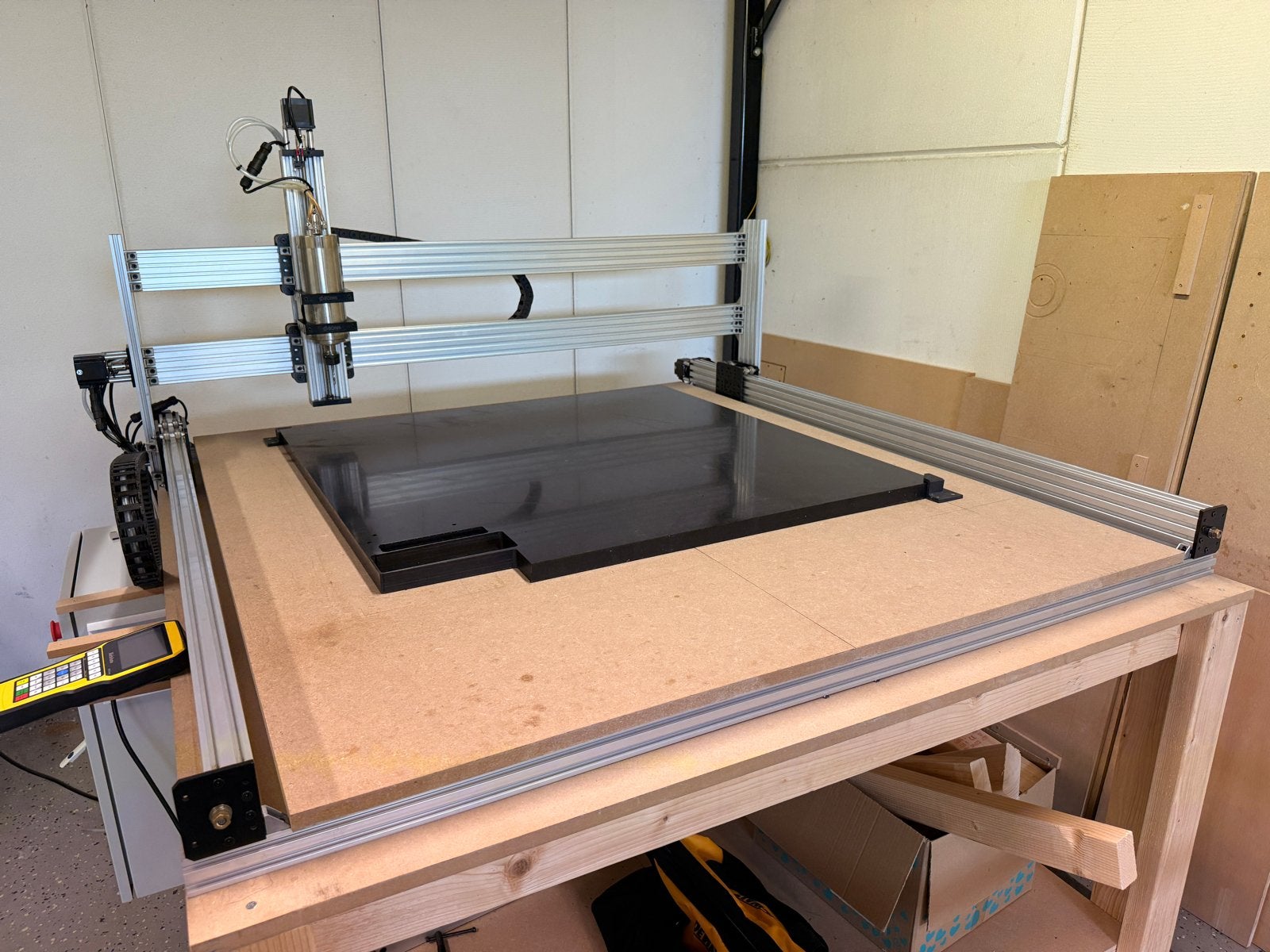 CNC freesmachine 1300x1500 met werktafel, Doe-het-zelf en Verbouw, Ophalen, Zo goed als nieuw, Elektrisch, Overige soorten