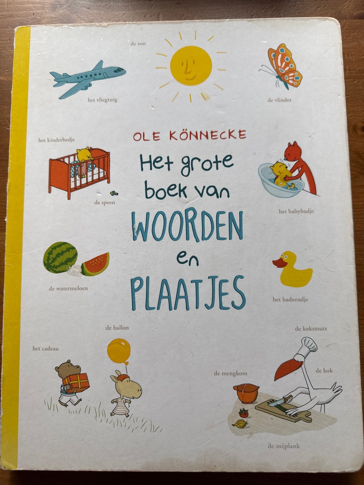 Het grote boek van woorden en plaatjes - Ole Könnecke, Ophalen, Gelezen, Prentenboek
