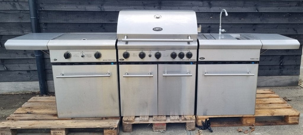 Boretti RVS buitenkeuken op gas, Ophalen, Gebruikt, Boretti, Gas