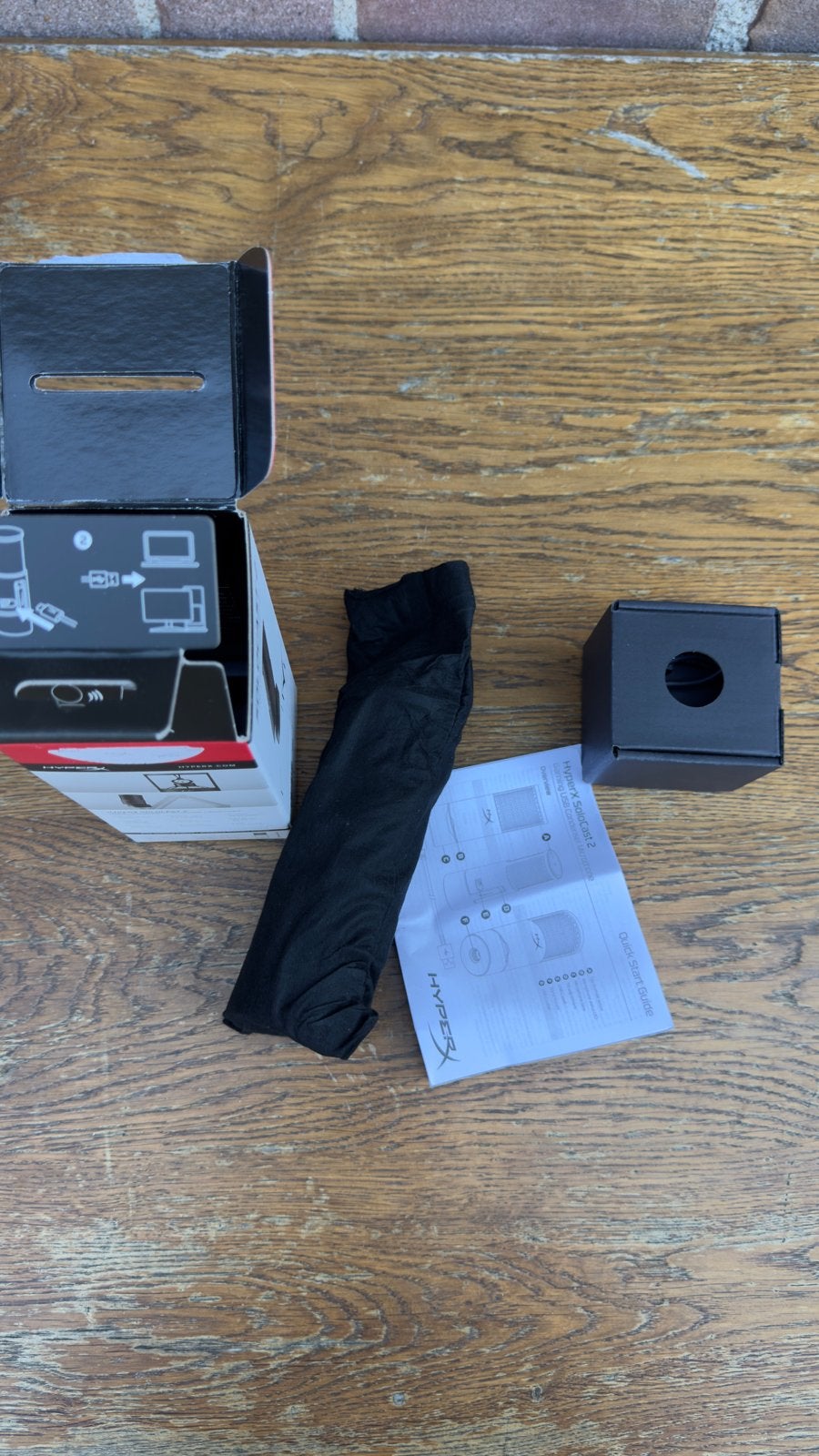 Zo goed als nieuwe HyperX SoloCast 2 USB Microfoon (Doos), Ophalen of Verzenden