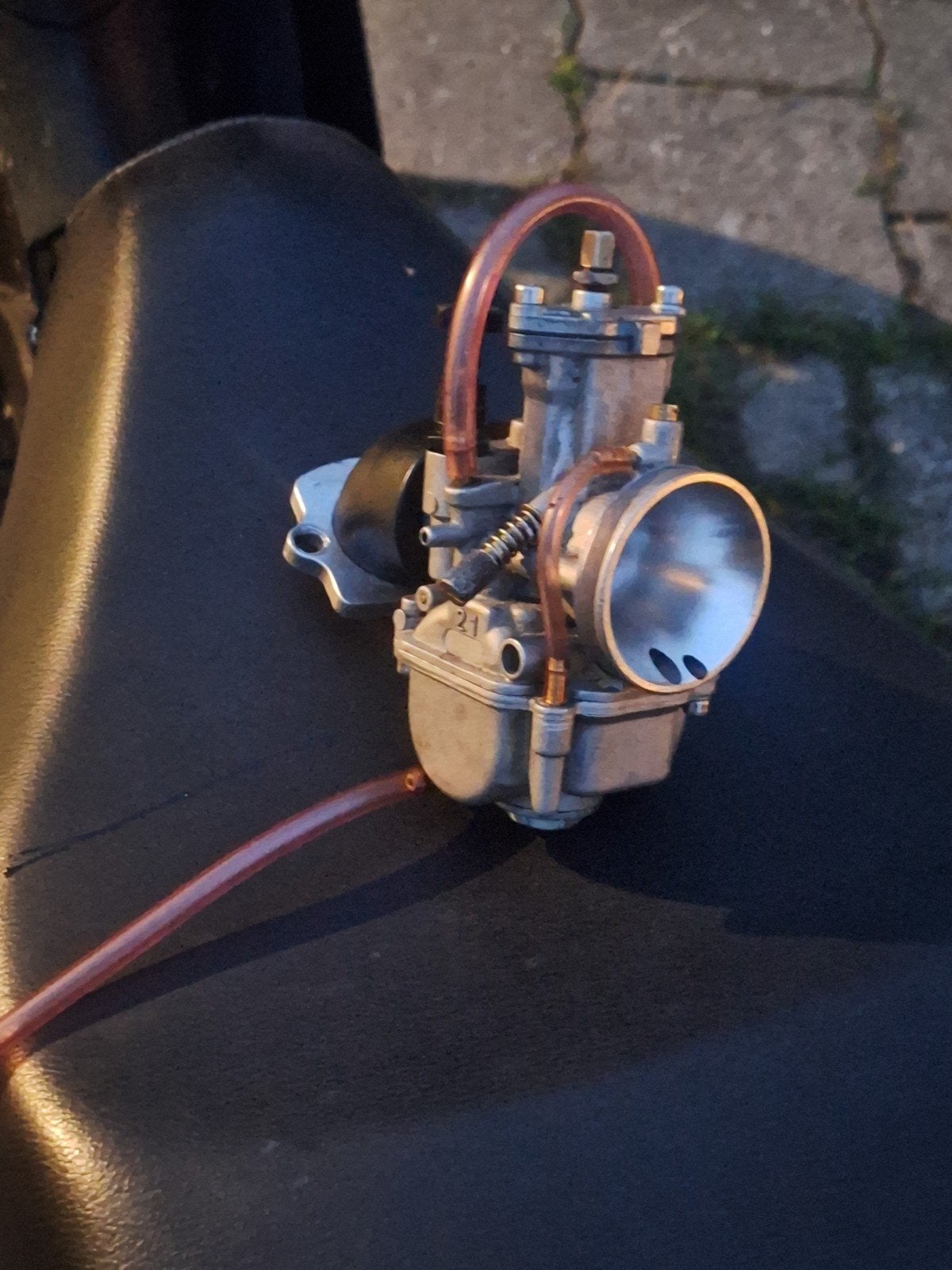 21mm pwk, Ophalen, Carburateur