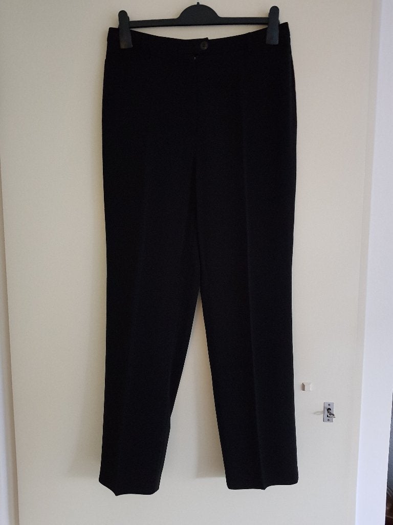 Nette broek / pantalon voor dames -- maat 40 -- Witteveen, Maat 38/40 (M), Zwart, Ophalen of Verzenden, Zo goed als nieuw