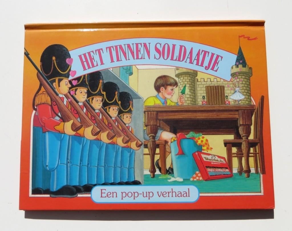 Pop up boek M5011: Het tinnen soldaatje 5+, 5 of 6 jaar, Jongen of Meisje, Voorleesboek, Ophalen of Verzenden